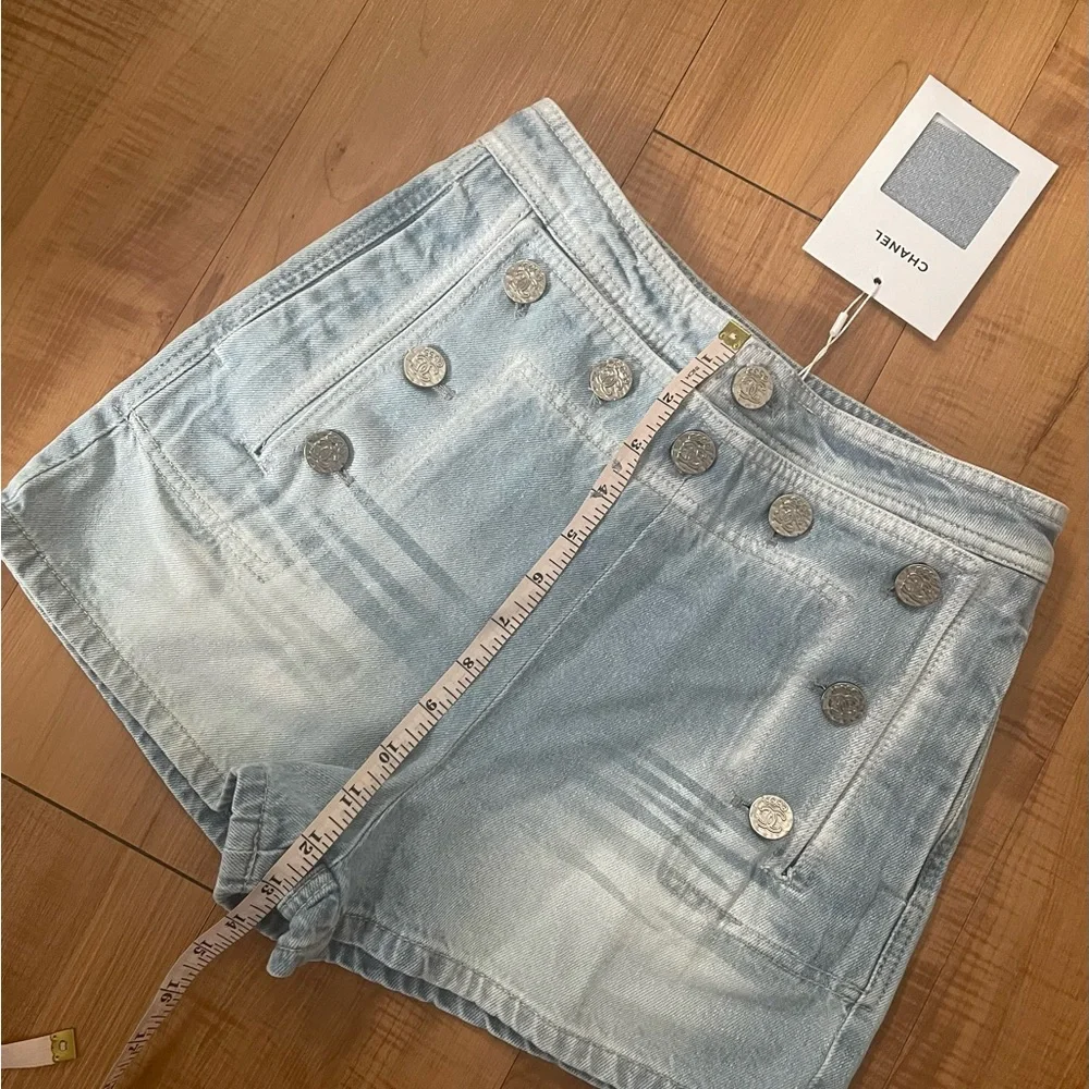 CC Coco Nautical Sailor Beach Denim Jean Shorts BNWT